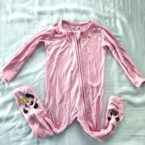 Bellabu Bear bamboo zippered footies/pajamas